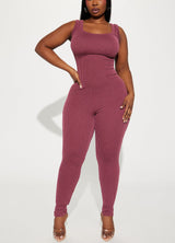 Burgundy "Ski Weekend" Ribbed 2pc Set