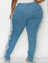 String Me Along Denim Jeans