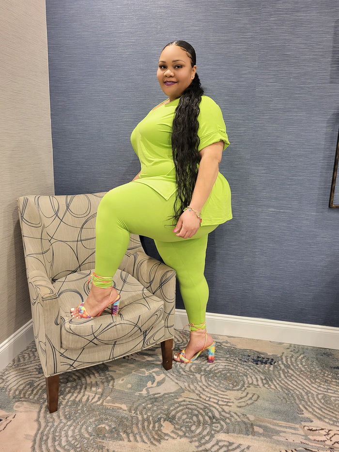 Spring Is Here! Chill Set Neon Green