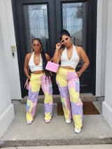 Pastel Vibes Cargo Pants