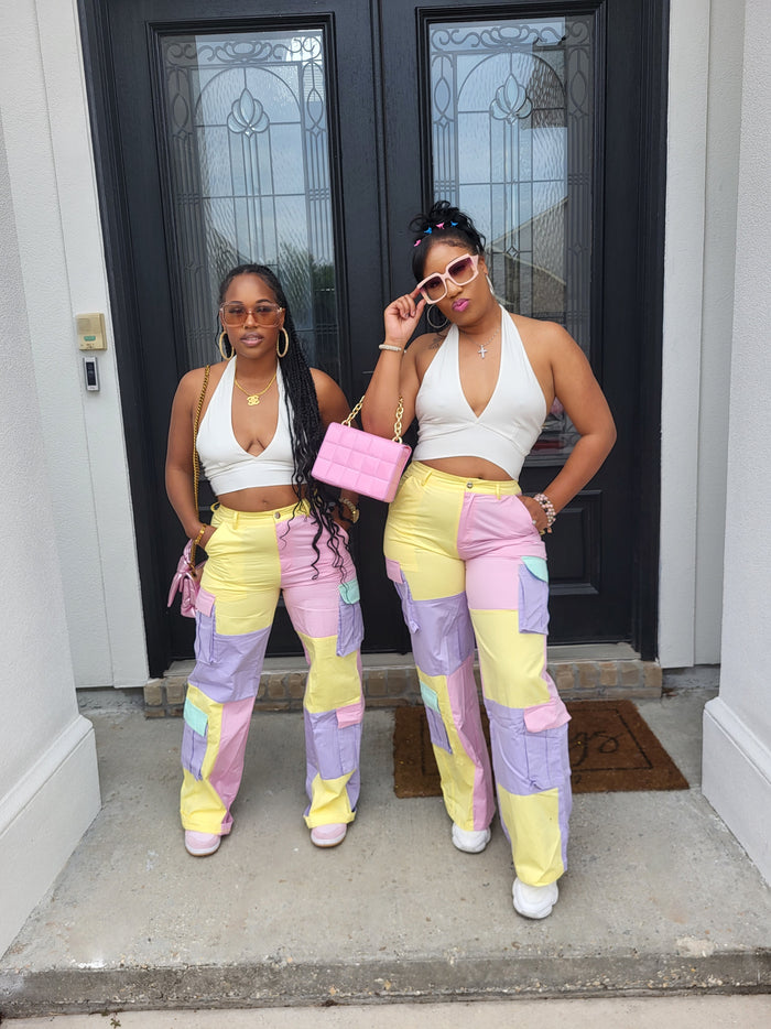 Pastel Vibes Cargo Pants