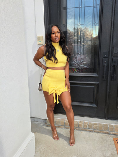 "Bow Bliss" Yellow Set