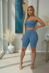 "Soft Scuplt Denim" 2pc Set