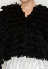 Black "Night Cap" Shawl