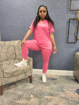 Sping Is here!!! Hot Pink Chill set